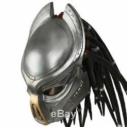 11 Predator Mask Antenna Helmet Cosplay Costume Prop Replica Halloween Hair New