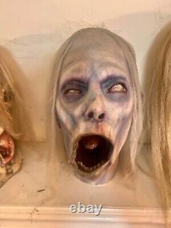 11 zombie head prop foam filled hand made