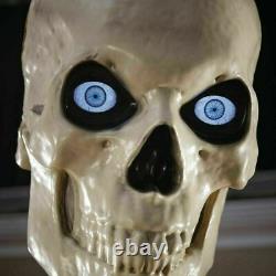 12 Foot FT Tall Giant Skeleton With Animated LCD Eyes Halloween Prop Sold Out NEW