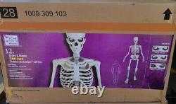 12 Foot Giant skeleton LCD Eyes Home Depot