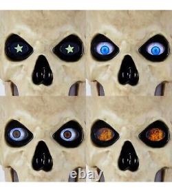 12 Ft Skeleton Skelly LED Home Accents Holiday Lighting Kit / Eye Kit 8 Function