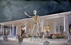 12ft Giant Skeleton Halloween Prop Decoration Life Size Scary Yard/Outdoor Spook