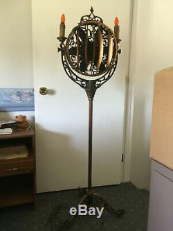 1920's Victor Luminaire Funeral Parlor Fan, Excellent Condition, Halloween Prop