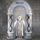 2.7m Outdoor Inflatable Light Up Halloween Cemetery Arch Archway Decoration Prop