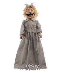 2.9 Ft Abandoned Annie Animatronic Battery Operated Halloween Prop Decoration