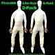 2-pc-life Size Body-stuffed Poseable Dummy-halloween Haunted House Holiday Props
