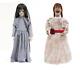 2 Pc Halloween Animated Annabelle & Evil Talking Doll Haunted House Prop Decor