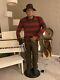 2005 Gemmy Spirit Halloween Freddy Krueger Life-size 6ft Animatronic Figure Rare