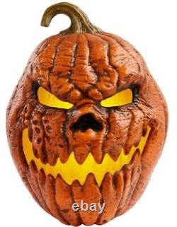 21 in Grimacing LED Rotten Pumpkin Jack O' Lantern Home Depot Blow Mold