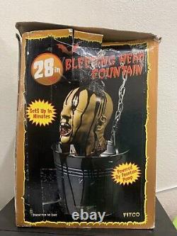 28 inch Bleeding Head Fountain Staright From the Grave Extremely RARE Halloween