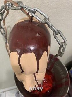 28 inch Bleeding Head Fountain Staright From the Grave Extremely RARE Halloween