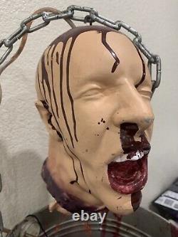 28 inch Bleeding Head Fountain Staright From the Grave Extremely RARE Halloween