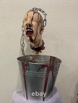 28 inch Bleeding Head Fountain Staright From the Grave Extremely RARE Halloween