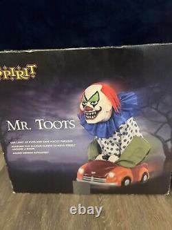 2FT Mr Toots Spirit Halloween Animatronic Clown in Great Condition
