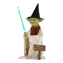 3.5 Ft. Animated LED Seasonal Yoda New Halloween Decorations