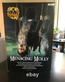 3.5 Ft Menacing Molly Scary Swing Girl Animatronic Animated Horror Prop NEW 2023