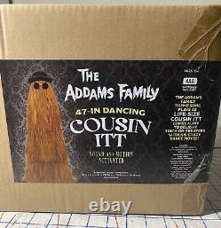 4 Foot ADDAMS FAMILY COUSIN ITT ANIMATED HALLOWEEN PROP NEW Halloween Delivery