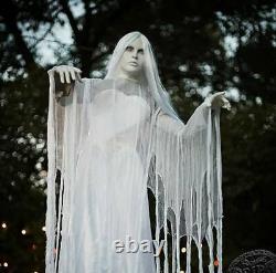 5.4' ANIMATED RISING GHOST WOMAN Halloween Prop HAUNTED HOUSE