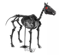 5.5 FT LED Skeleton Pony Halloween Home Depot Horse Home Accents Prop IN-HAND