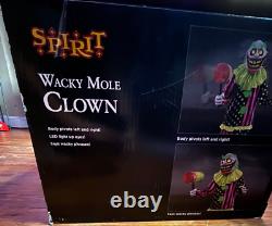 5.8ft wacky mole clown spirit halloween (GREAT CONDION)