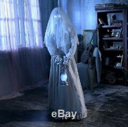 5' ANIMATED FLOATING GHOST LADY Halloween Prop HAUNTED HOUSE