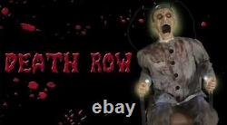 5' Animated Death Row Prisoner Sound Movement Horror Animatronic Halloween Prop
