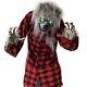 5ft Howling Werewolf Halloween Animatronic Led Eyes With Prerecorded Phrases