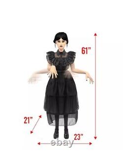 5ft WEDNESDAY Raven Dance Animatronic Animated Doll Addams Family HALLOWEEN NEW