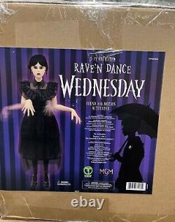 5ft WEDNESDAY Raven Dance Animatronic Animated Doll Addams Family HALLOWEEN NEW