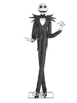 6.5 ft Animated Disney Jack Skellington Halloween Animatronic Decoration W Sound
