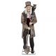 6.5 Ft. Animated Spooky Gravedigger Home Halloween Accents Yard Decoration