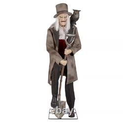 6.5 ft. Animated Spooky Gravedigger Home Halloween Accents Yard Decoration