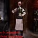 6' Animated Dean The Deathologist Bartender Halloween Prop Haunted House