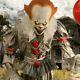 6 Ft Animated Pennywise The Clown From It Halloween Prop