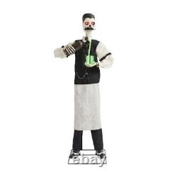6 ft Animated Dean the Deathologist Halloween Animatronic Home Depot ships fast
