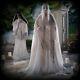 66 Animated Zombie Ghost Bride With Lighted Eyes Life Size Halloween Prop Outdoor