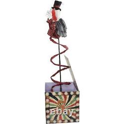 69-In. Jack the Animated Clown Box Indoor Covered Outdoor Halloween Decoration