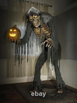 7' ANIMATED PROWLING JACK Halloween Prop HUGE HUNCHED OVER PROP