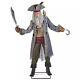 7' Animated Led Captain Cuts Servo Pirate Halloween Animatronic