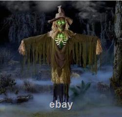 7 Ft. Animated Swamp Scarecrow Halloween Prop Home Depot Ships Next Bus Day