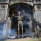 8 Foot Towering Skeleton With Projection Eye Halloween Haunted House Life Size