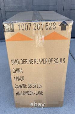 8 Ft Smoldering Reaper Of Souls Halloween NEW In Box Home Depot DENVER, CO