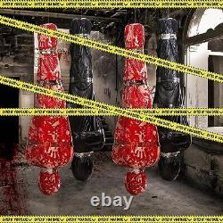 8 Pcs Full Size Inflatable Body Mannequin Creepy Hanging Corpse Dead Victim