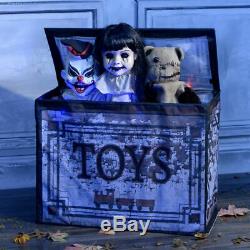 ANIMATED HAUNTED TOY CHEST Halloween Prop HAUNTED HOUSE