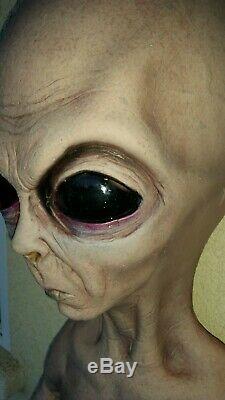 Alien Foam Filled Prop Lifesize UFO Roswell Martian Lil Mayo Halloween