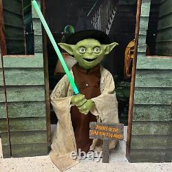 Animated 3.5ft Life-Size Disney Star Wars Yoda SVI Halloween / Christmas 2023