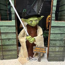 Animated 3.5ft Life-Size Disney Star Wars Yoda SVI Halloween / Christmas 2023