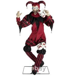 Animated 5.5ft Life-Size 3-Faced Jester SVI Halloween 2021