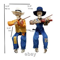 Animated Dueling Fiddler Skeletons