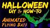 Animated Flying Bats Halloween Mechanical Prop Diy How To Video